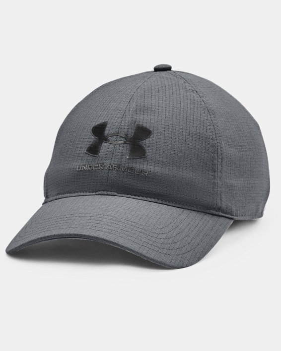 Men's UA Iso-Chill ArmourVent™ Adjustable Hat in Gray image number 0